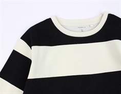 Name It black stribet loose bluse